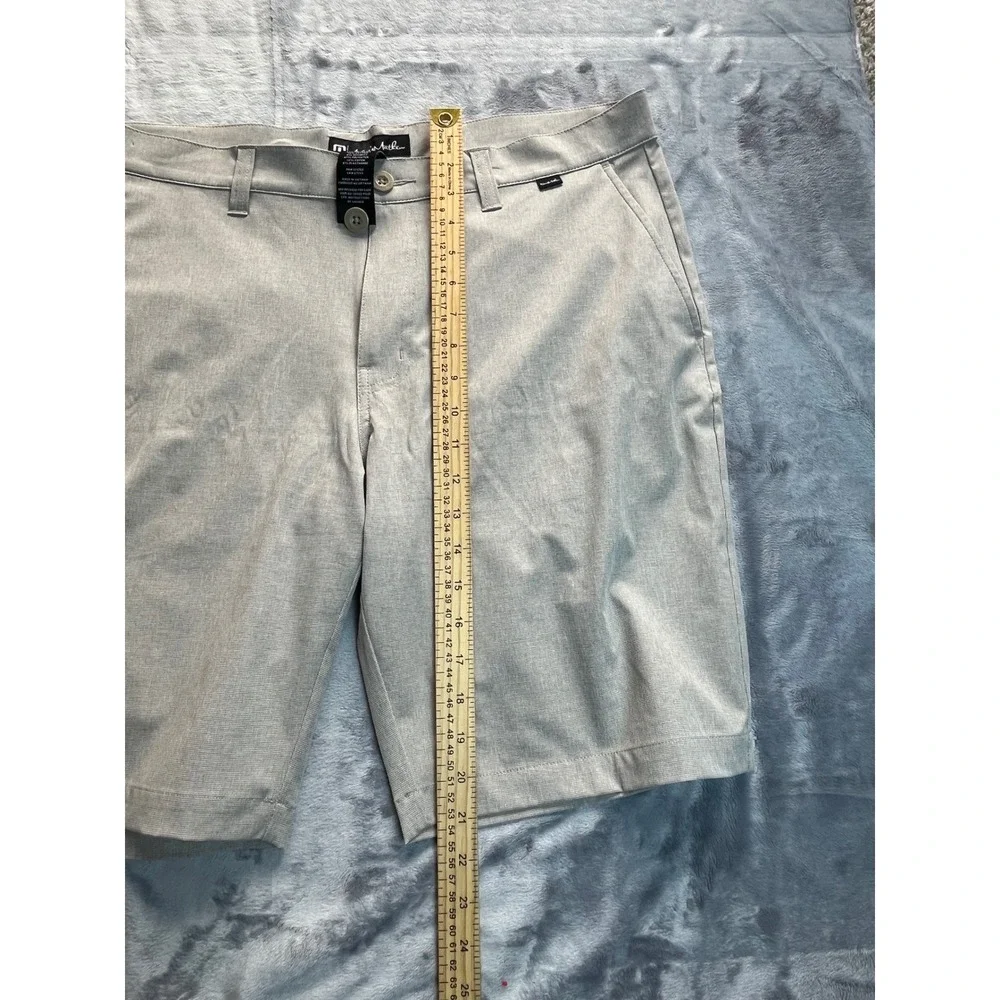 Travis Mathew Beck Mens Grey‎ Heather Performance Golf Shorts 1MM208 Size 36